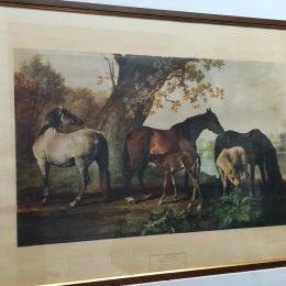 STAMPA "MARES AND FOALS" GEORGE STUBBS  
